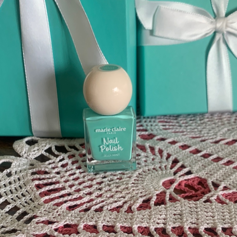 marie claire Jelly Mint Nail Polish - Mint Green Tiffany blue
